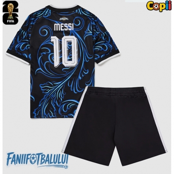 Argentina Lionel Messi #10 Echipament de Fotbal Replică Mondial 2026 Copii Deplasare (+ Șorturi)